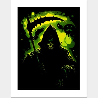 Fantasy Grim Reaper - Scythe and Skull Posters and Art